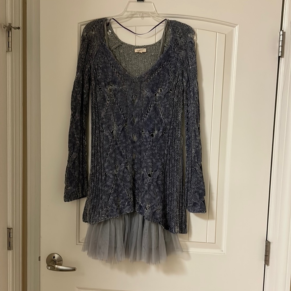 Double top tank and sweater